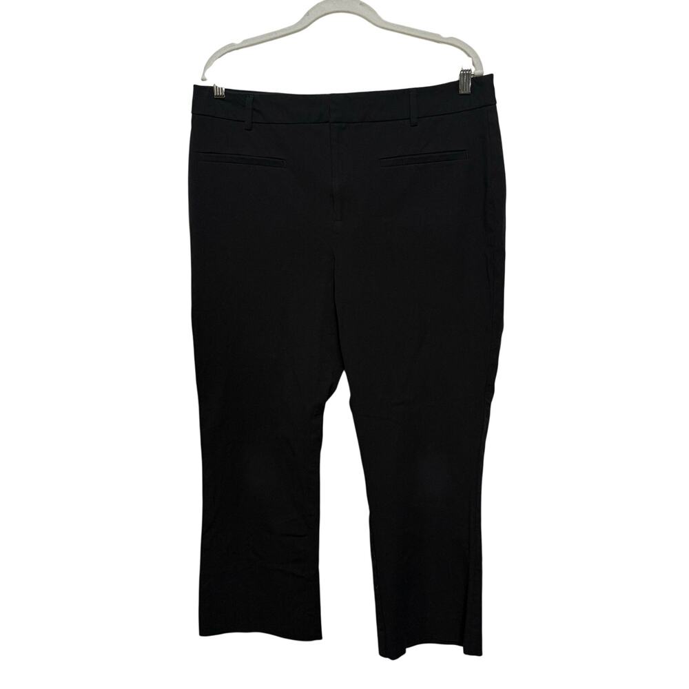 Maeve Pants Women's 14 Black Crop Straight